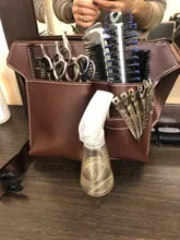 Bolsa profesional para tijeras de barbero, riñonera, herramienta para salón de peluquería