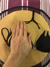 Female Swimsuit Bikini-Set Chain Two-Pieces Metal Sexy HALTER Women V2362 12-Color Lady