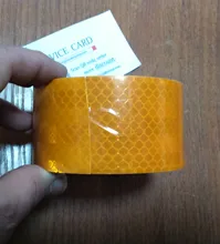 Cinta adhesiva reflectante de 3M, cinta de advertencia de diamante de grado de seguridad, para decoración de automóviles y bicicletas