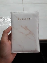 Travel-Id-Case Wallet Designer Passport-Cover Marble-Pattern Women Fashion 1PC PU
