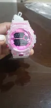 UTHAI CE35 niños reloj deportivo para niñas adolescentes chico electrónica Digital relojes reloj jalea transparente impermeable