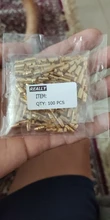 Bullet-Terminals-Connector Insulating-Sleeves Female And with for Car 100pcs/Lot Gold