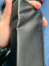 Kit de bolsa profesional de tijeras de cuero sintético para salón de belleza estuche de herramientas para tijeras de peluquería, estuche portátil con cremallera