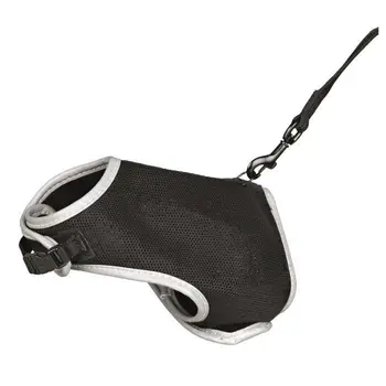 TRIXIE Harness soft with strap-Network and black-For cats
TRIXIE Harness soft with strap-Network and black-For cats
