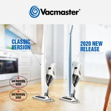 Vacmaster 2 в 1 съемный ручной пылесос беспроводной двойной мотор Многофункциональный пылесос-белый/синий(China)