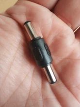 Toma de corriente macho a macho de 5,5x2,1mm, conector de clavija de alimentación hembra a hembra, adaptador de montaje de Panel de cable de 5,5mm y 2,1mm