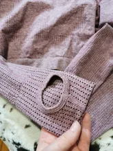 Conjunto de Yoga sin costuras para mujer, Top corto camisetas de manga larga, Leggings de Fitness de cintura alta, trajes deportivos de entrenamiento de realce, ropa de gimnasio