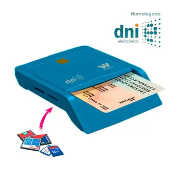 Woxter Lector DNI Electrónico Combo Azul - USB, Compatible con DNI 3,0, Tarjetas Multimedia, SD, Compatible con Windows y MAC
Woxter Lector DNI Electrónico Combo Azul - USB, Compatible con DNI 3,0, Tarjetas Multimedia, SD, Compatible con Windows y MAC