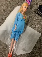 Muñeca de juguete para bebé, juego de muñecas embarazadas, muñeca con traje, tener un bebé en su barriga