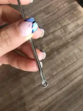 Extractor de espinillas para el cuidado de la piel, tratamiento de imperfecciones de granos, acero inoxidable, limpieza de acné, herramienta de maquillaje de agujas