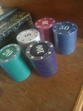 Fichas de plástico redondas de 100 uds, juego de cartas de póker de Casino, accesorios para contar Baccarat G99D