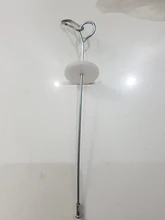 Soporte de acero inoxidable para soporte de loro mascota comida de pájaros, palo de lanza para frutas, pincho para carne, alimentador de aves