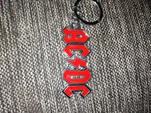 Pulsera de música Rock para mujer, llaveros de aleación de CA, llaveros accesorios, llavero colgante, dijes