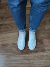 Zapatillas deportivas de plataforma vulcanizada para mujer, zapatos planos informales a la moda, cómodos, color blanco, para primavera y verano, 2021