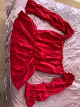 Hirigin-Blusa de Chifón con hombros descubiertos para oficina, camisa Sexy plisada de Color liso para mujer, 2020