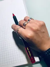 Docona Bohemia infinito Luna Media luna Anillos para las mujeres ajustable Punk conjunto de Anillos Midi joyería de moda Anillos 12 unids/set