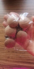 Clip para chupetero libre de BPA de haya, elefante pequeño, forma de corazón, para bebé, DIY, preferidos, 5 unidades