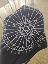 Mantel de péndulo mágico de 30x30cm, péndulo, runas, mesa de Altar, adivinación