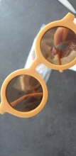 Gafas de sol para niños, anteojos de sol infantiles Retro de Color sólido, a prueba de rayos ultravioleta, redondas y cómodas, 2021