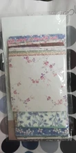 50/60 hojas de Material Floral Retro, papel decorativo, diario, planificador de bloc de notas, papelería Kawaii, suministros escolares