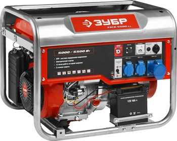 Gasoline generator with auto-start 5500 W Zubr
Gasoline generator with auto-start 5500 W Zubr