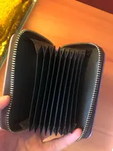 Tarjetero de piel sintética para mujer, Cartera de 9 Bits/10 Bits + 2 posiciones grandes con cremallera, Tarjetero con personajes bonitos