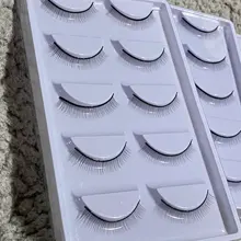 Pestañas postizas de entrenamiento Natural para principiantes, 10/20 Uds./juego, extensión práctica de maquillaje