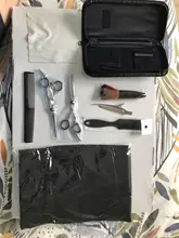 YBLNTEK-Kit profesional de tijeras de peluquería, juego para cortar el cabello, peine, cola, capa, 7/9 unidades