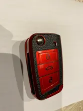 Funda para llave de coche, para Volkswagen, VW, Polo, Golf 7, MK7, Tiguan, passat, Skoda, Octavia, Kodiaq, Karoq, Seat Ateca, Leon