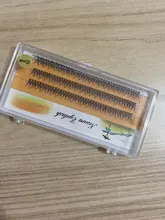 Extensiones de pestañas individuales, pestañas de cola de pez, mundo injerto, 8mm/10mm/12mm