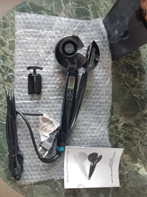 Rizador de pelo automático para mujer, rizador de pelo mágico LCD, rizador de pelo con Herramienta de Peinado de onda, calentamiento de cerámica