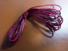 18/20/22-/.. Extension Led-Strip Electrical-Wire Cable Red Copper Black AWG 10-Meters