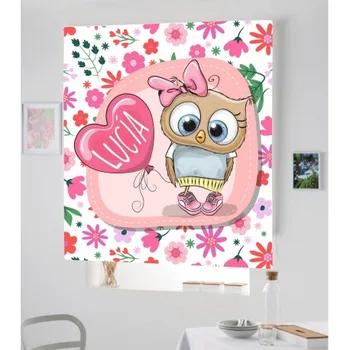 Blind Iroa Digital Customizable Child Owl 002! ROLLER BLINDS TRANSLUCENT PERSONALIZED WITH NAME! (100X170)
Blind Iroa Digital Customizable Child Owl 002! ROLLER BLINDS TRANSLUCENT PERSONALIZED WITH NAME! (100X170)