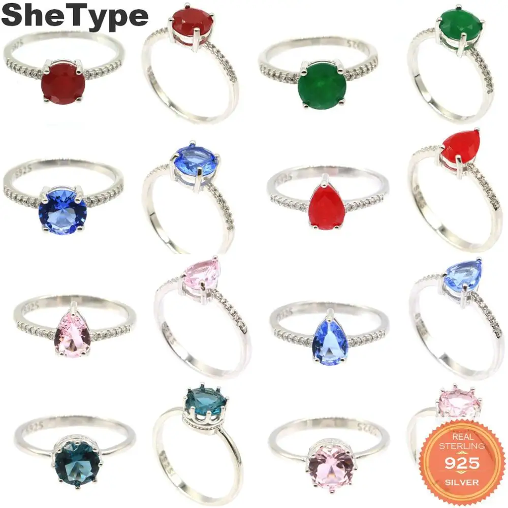 8x8mm 2019 Simple Style 2.0g Real Red Ruby Emerald Created Tanzanite Kunzite CZ Gift For Girls 925 Solid Sterling Silver Rings
8x8mm 2019 Simple Style 2.0g Real Red Ruby Emerald Created Tanzanite Kunzite CZ Gift For Girls 925 Solid Sterling Silver Rings