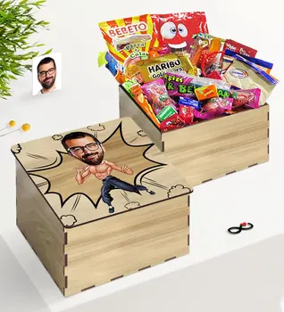 Tailor-made In Wooden Box Bruce Lee Caricature Of Nostalgic Lezzetler Gift set
Tailor-made In Wooden Box Bruce Lee Caricature Of Nostalgic Lezzetler Gift set