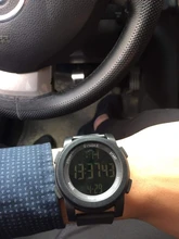 Reloj electrónico Digital para hombre, cronómetro militar de lujo, resistente al agua, con Sensor luminoso Led