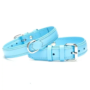 Adjustable Flotter Real Leather Handmade Dog Collar 3x42-50cm Blue Puppy Pet Accessories Neck Strap Walking Out Padded
Adjustable Flotter Real Leather Handmade Dog Collar 3x42-50cm Blue Puppy Pet Accessories Neck Strap Walking Out Padded