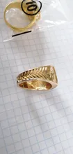 Huitan-Anillo de lujo con letra de Color oro K para hombre, diseño de trofeo, Circonia cúbica brillante, boda, marido, fiesta, regalo de cumpleaños, joyería