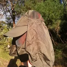 Visor Unisex sombreros de Sun Protector gorra de protección UV cubrir cuello y rostro sol protección deporte al aire libre senderismo pesca sombreros