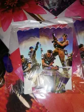 Fortnite-Soporte de bandeja de vasos de papel para pastel, accesorios de fiesta de juguete, artículos de vajilla, Decoración de cumpleaños para niños, juguetes de dibujos animados, regalo