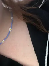 HangZhi-flores acrílicas de Margarita para mujer y niña, dulces y coloridas, coreanas, bohemio con cuentas collares de clavícula, joyería 2020