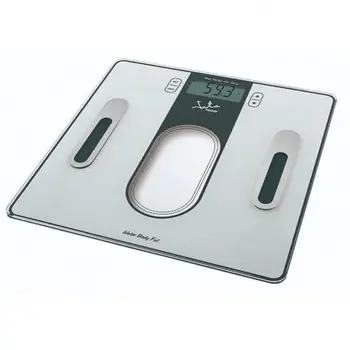 BATHROOM SCALE JATA 534-ANALYZER FITNESS-CAPACITY 150KG - GRADUACION 100G-VIEWFINDER LCD LARGE SIZE-1 * CR2032 
BATHROOM SCALE JATA 534-ANALYZER FITNESS-CAPACITY 150KG - GRADUACION 100G-VIEWFINDER LCD LARGE SIZE-1 * CR2032
