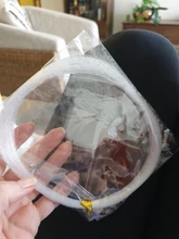 Hilo de nailon transparente de 1mm de diámetro, hilo de pesca no elástico, para abalorios, joyería, HK197, 0,4, 0,5, 0,6, 0,7, 0,8