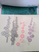 Die-Mold Stencils-Dies Punch Scrapbook Paper-Craft Flower Metal Blade 2pcs Strip Cut