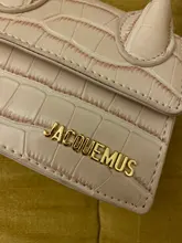 Jacquemus-Mini bolsas cuadradas pequeñas para mujer, diseñador de mano, marca de lujo, bolso de hombro de cuero de PU, trabajo, oficina, 2020