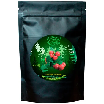 Taiga History Кофейный скраб для тела с экстрактом брусники сибирской, 220 гр. (Тайга Хистори)
Taiga History Кофейный скраб для тела с экстрактом брусники сибирской, 220 гр. (Тайга Хистори)