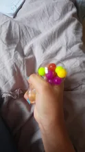Bola colorida antiestrés calmante para la cara para niños, juguete para la salud para aliviar el Autismo