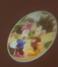 Minnie de Disney-relojes de proyección 3D para niños, figuras de anime de dibujos animados, con tapa, regalo para niñas