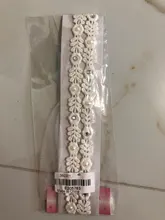 Diadema de encaje con flores y perlas para niñas, cinta de pelo adorno de cabeza, accesorios para el cabello de bebé, regalos de Navidad, 1 Uds., 2020