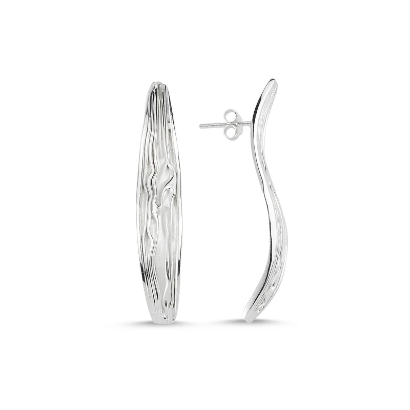 Armagano Sterling Wrinkled Earrings 
Armagano Sterling Wrinkled Earrings